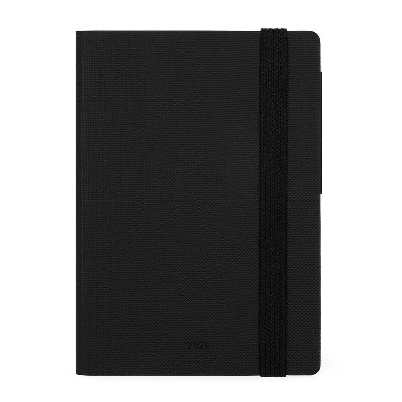 Stationery | Legami 12 Month Small Daily Diary 2025 Black Diamond by Weirs of Baggot Street