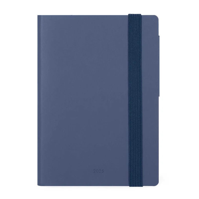 Stationery | Legami 12 Month Small Daily Diary 2025 Blueberry by Weirs of Baggot Street