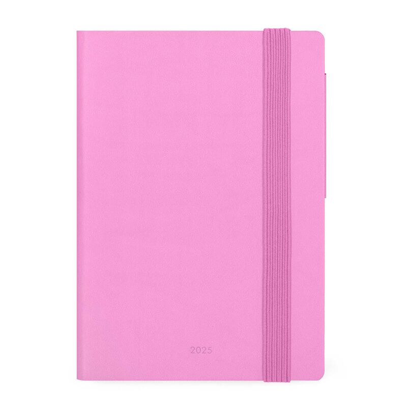 Stationery | Legami 12 Month Small Daily Diary 2025 Bubblegum by Weirs of Baggot Street