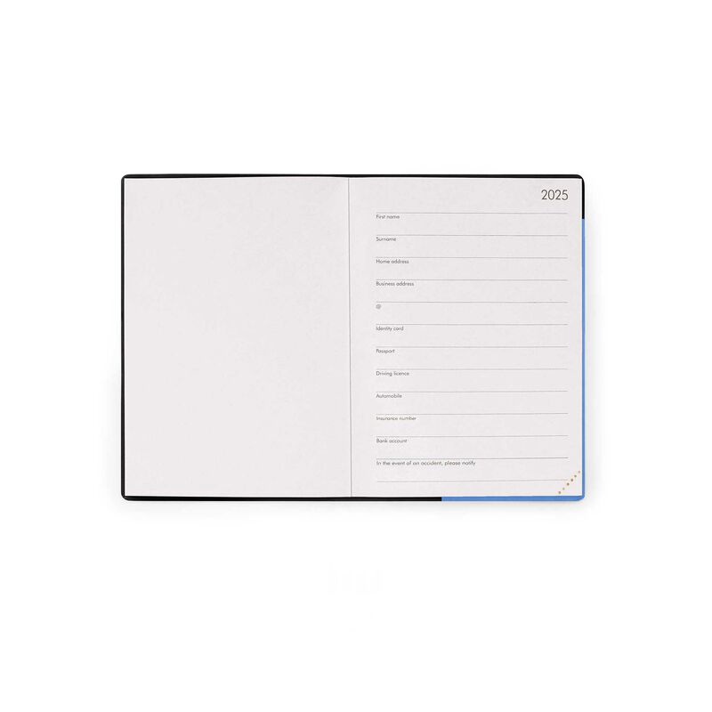 Stationery | Legami 12 Month Small Daily Diary 2025 Cornflower by Weirs of Baggot Street