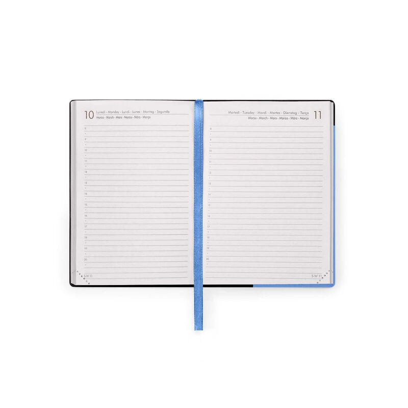 Stationery | Legami 12 Month Small Daily Diary 2025 Cornflower by Weirs of Baggot Street