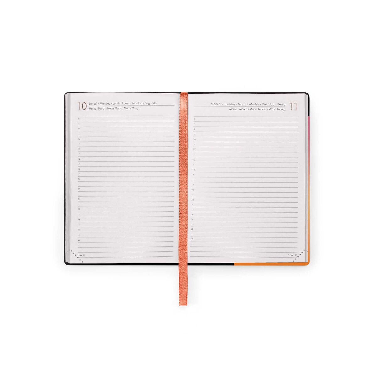 Stationery | Legami 12 Month Small Daily Diary 2025 Golden Hour by Weirs of Baggot Street