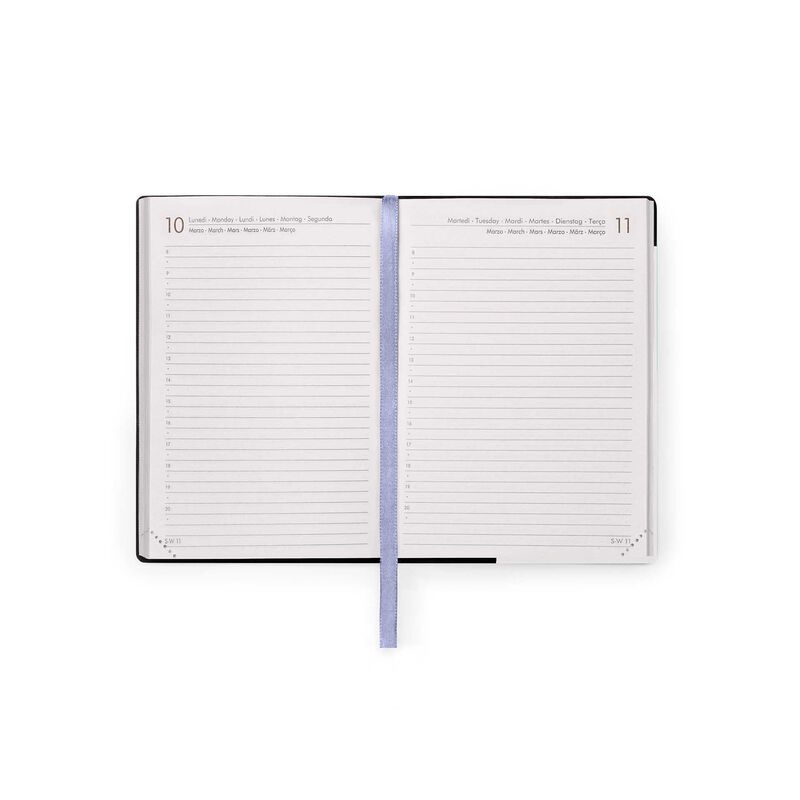 Stationery | Legami 12 Month Small Daily Diary 2025 Moonglow by Weirs of Baggot Street