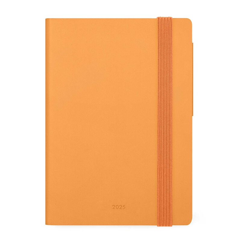 Stationery | Legami 12 Month Small Daily Diary 2025 Orange & Apricot Crush by Weirs of Baggot Street