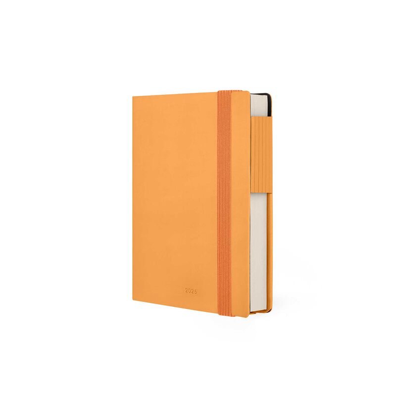 Stationery | Legami 12 Month Small Daily Diary 2025 Orange & Apricot Crush by Weirs of Baggot Street