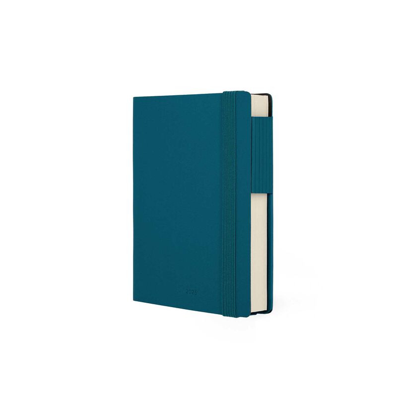 Stationery | Legami 12 Month Small Daily Diary 2025 Teal Blue by Weirs of Baggot Street