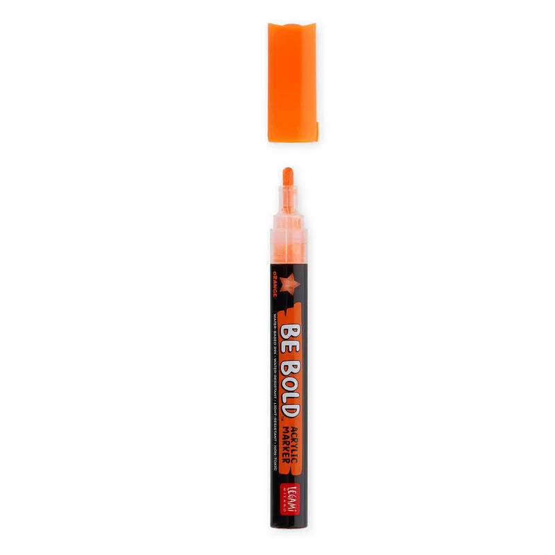 Stationery | Legami Acrylic Marker Orange by Weirs of Baggot Street