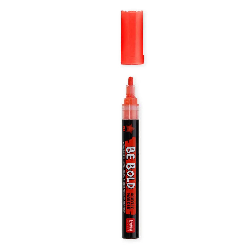 Stationery | Legami Acrylic Marker Red by Weirs of Baggot Street