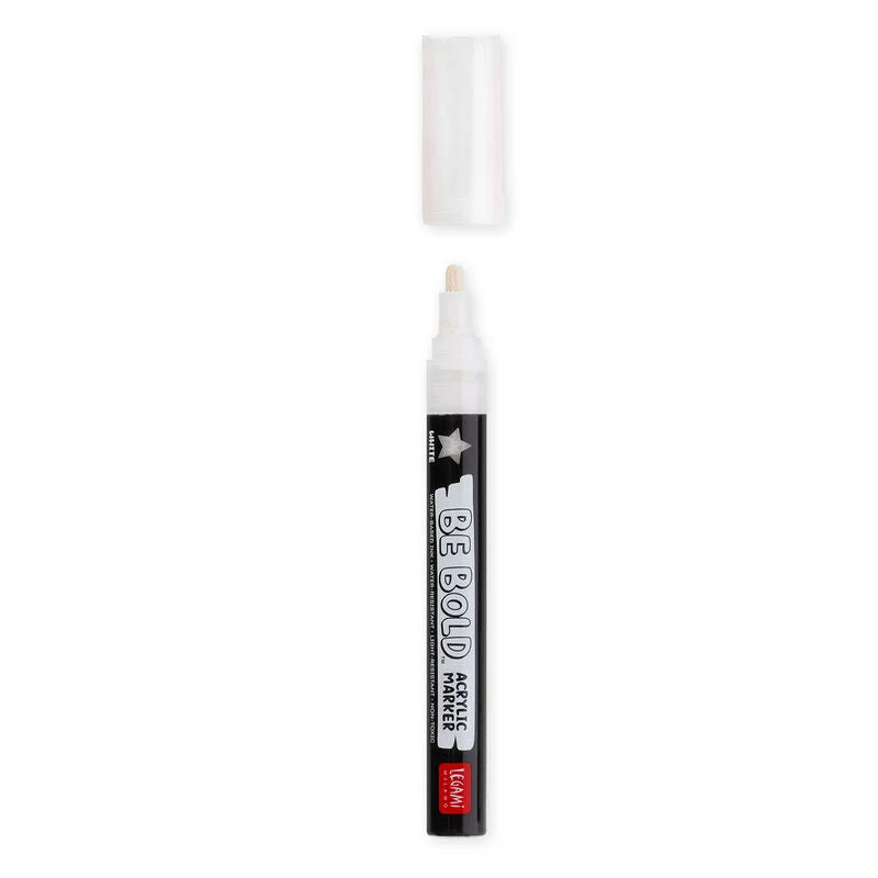 Stationery | Legami Acrylic Marker White by Weirs of Baggot Street