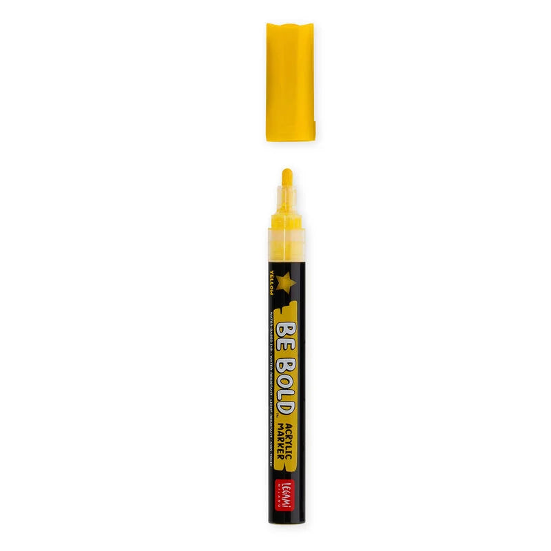 Stationery | Legami Acrylic Marker Yellow by Weirs of Baggot Street