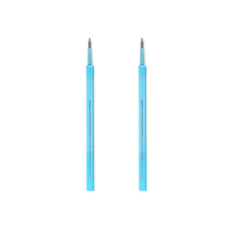 Stationery | Legami Erasable Pen Refills Lovely Friends 2Pk Sky Blue by Weirs of Baggot Street