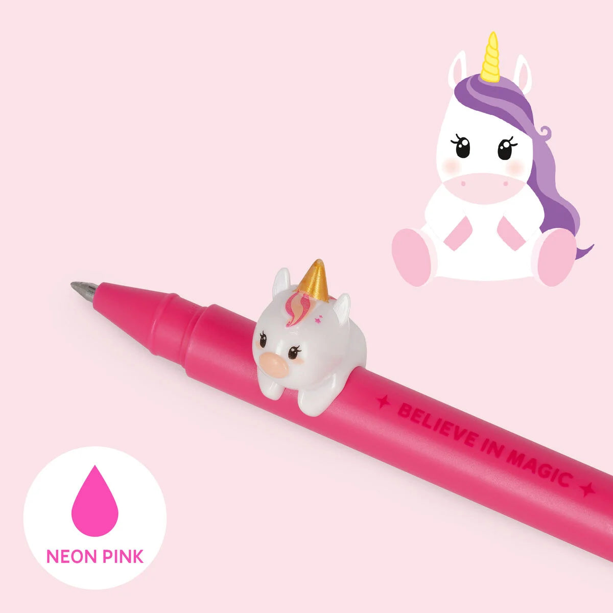 Stationery | Legami Gel Pen With Animal Decoration  Unicorn by Weirs of Baggot Street