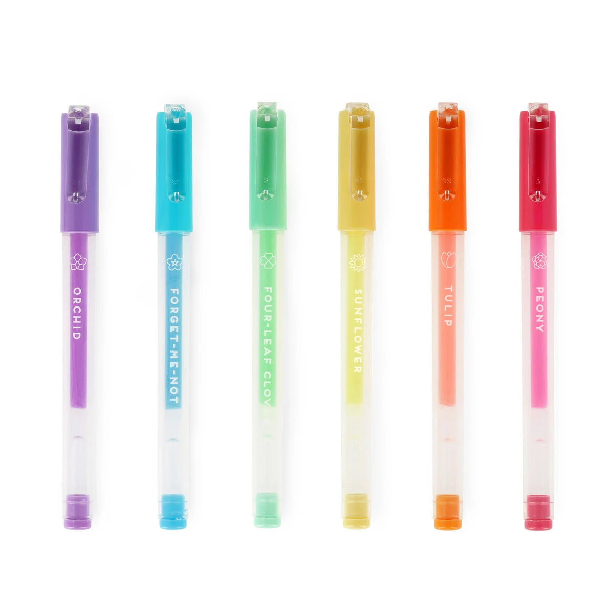 Stationery | Legami Set of 6 Mini Gel Pens Pastel Colours by Weirs of Baggot Street