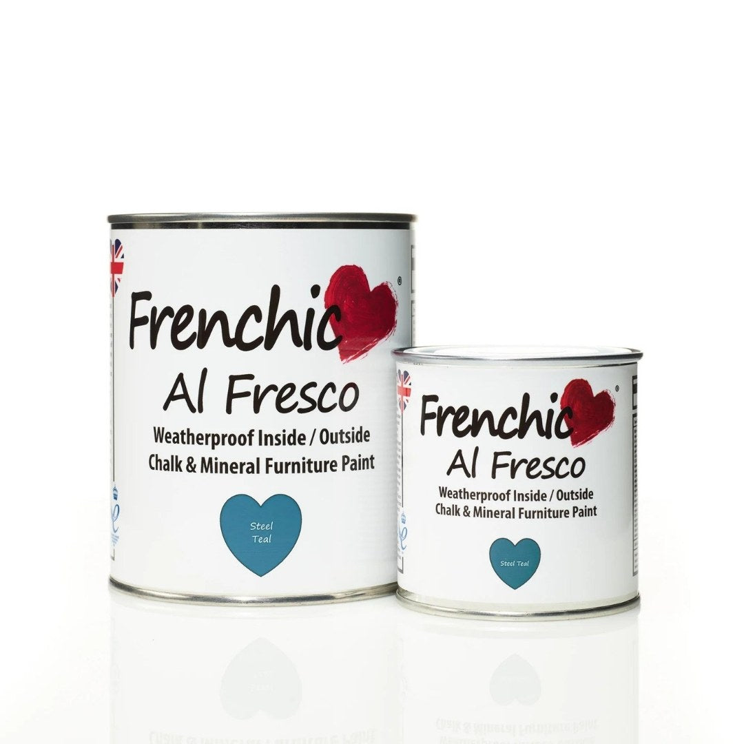 Steel Teal Frenchic Paint Al Fresco Inside _ Outside Range by Weirs of Baggot Street Irelands Largest and most Trusted Stockist of Frenchic Paint. Shop online for Nationwide and Same Day Dublin Delivery