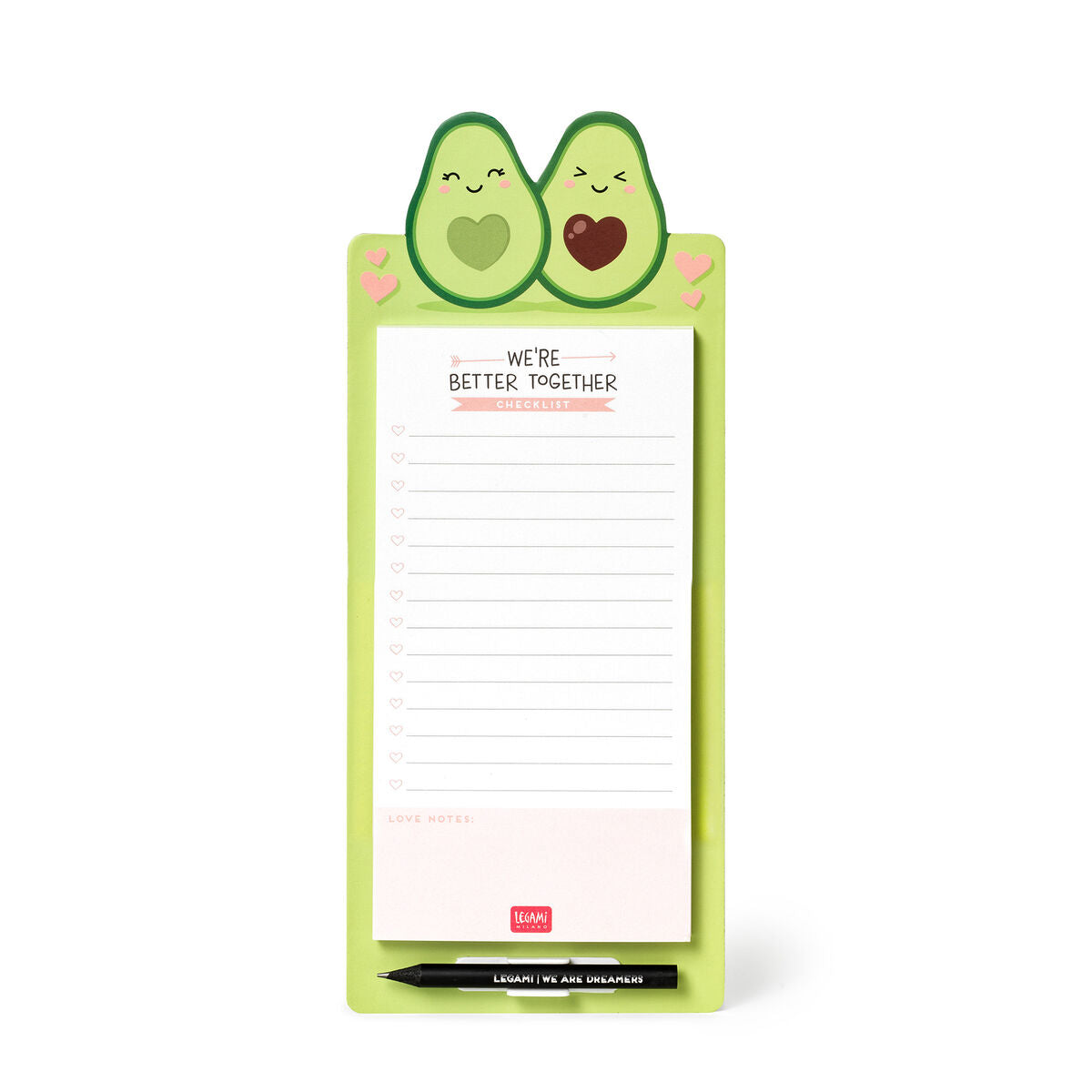 Summer Accessories - Legami Don't Forget Magnetic Notepad - Avocado by Weirs of Baggot Street