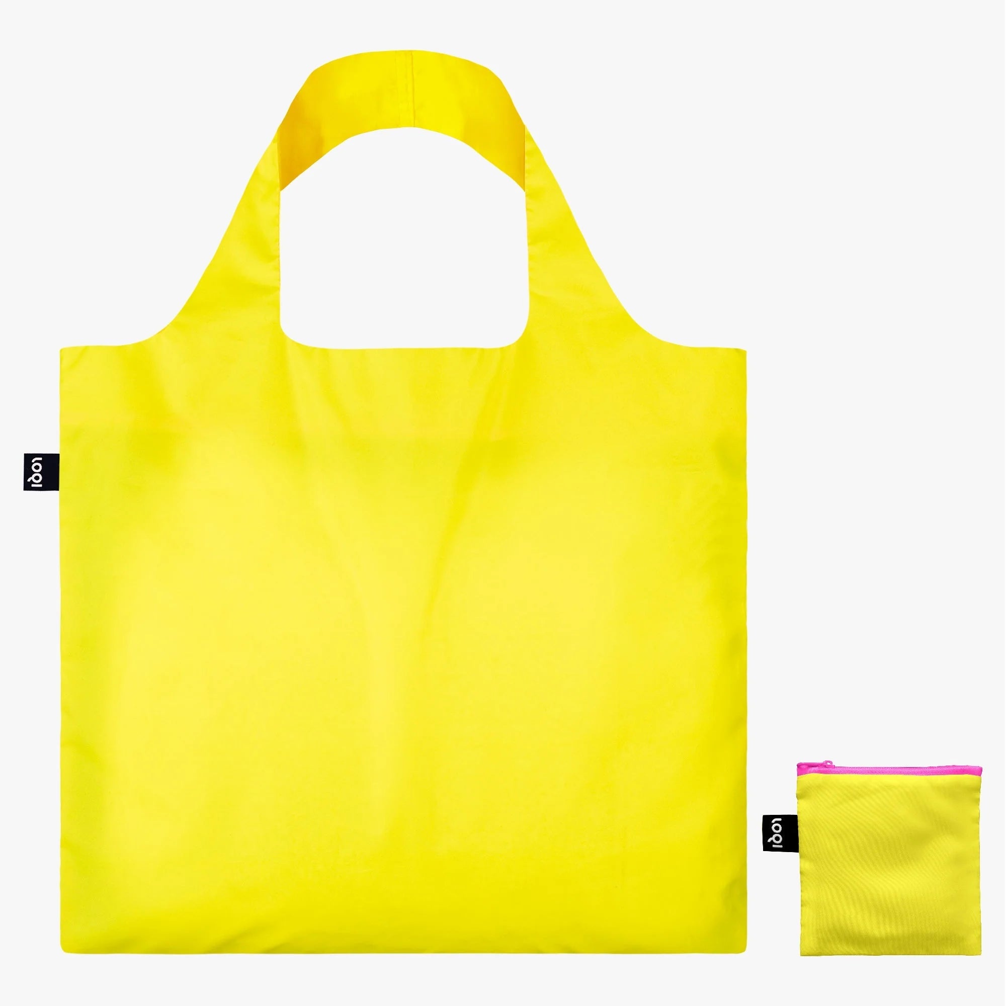Sustainable Living Loqi Neon Yellow Recycled Bag by Weirs of Baggot Street