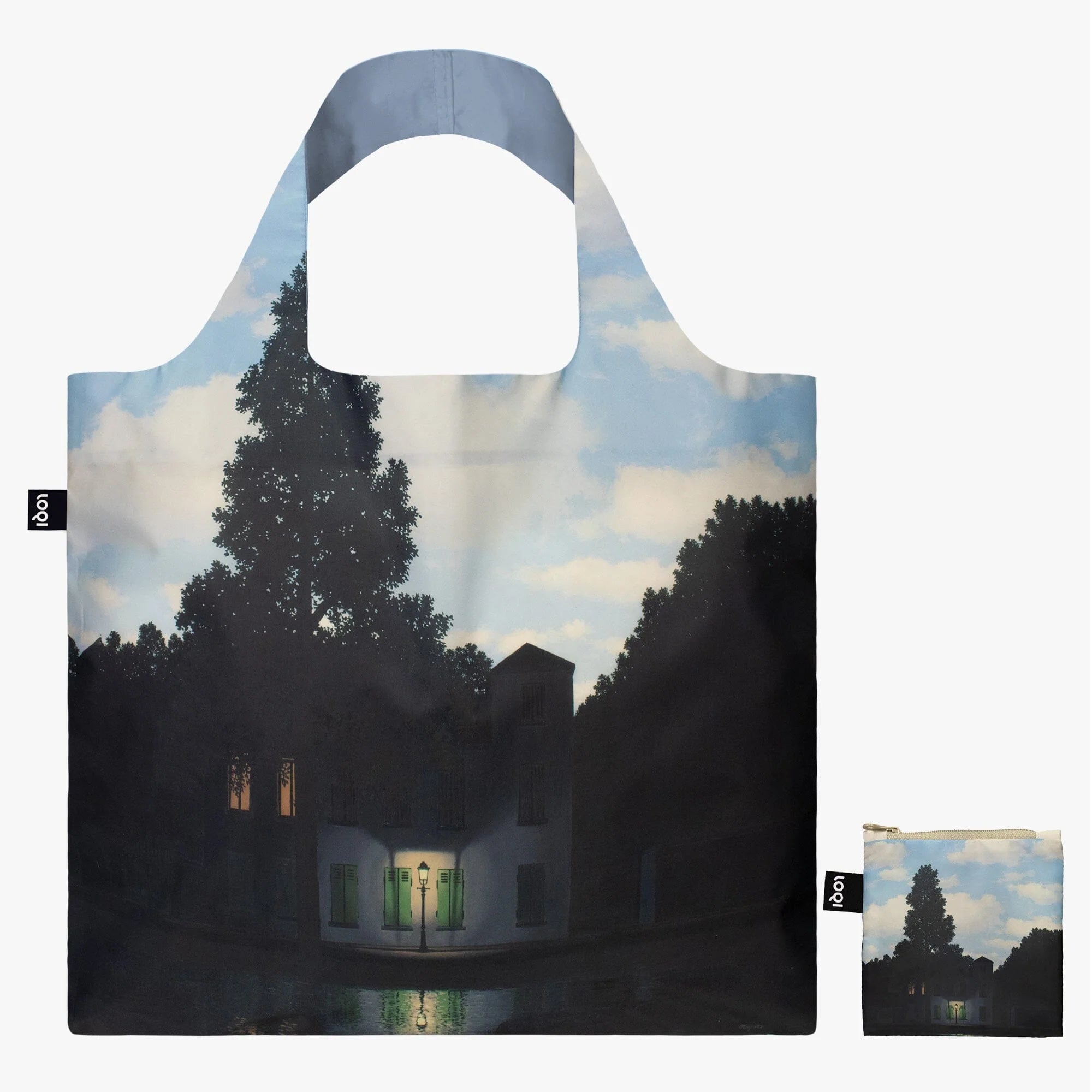 Sustainable Living Loqi Renet Magritte Images Recycled Bag by Weirs of Baggot Street