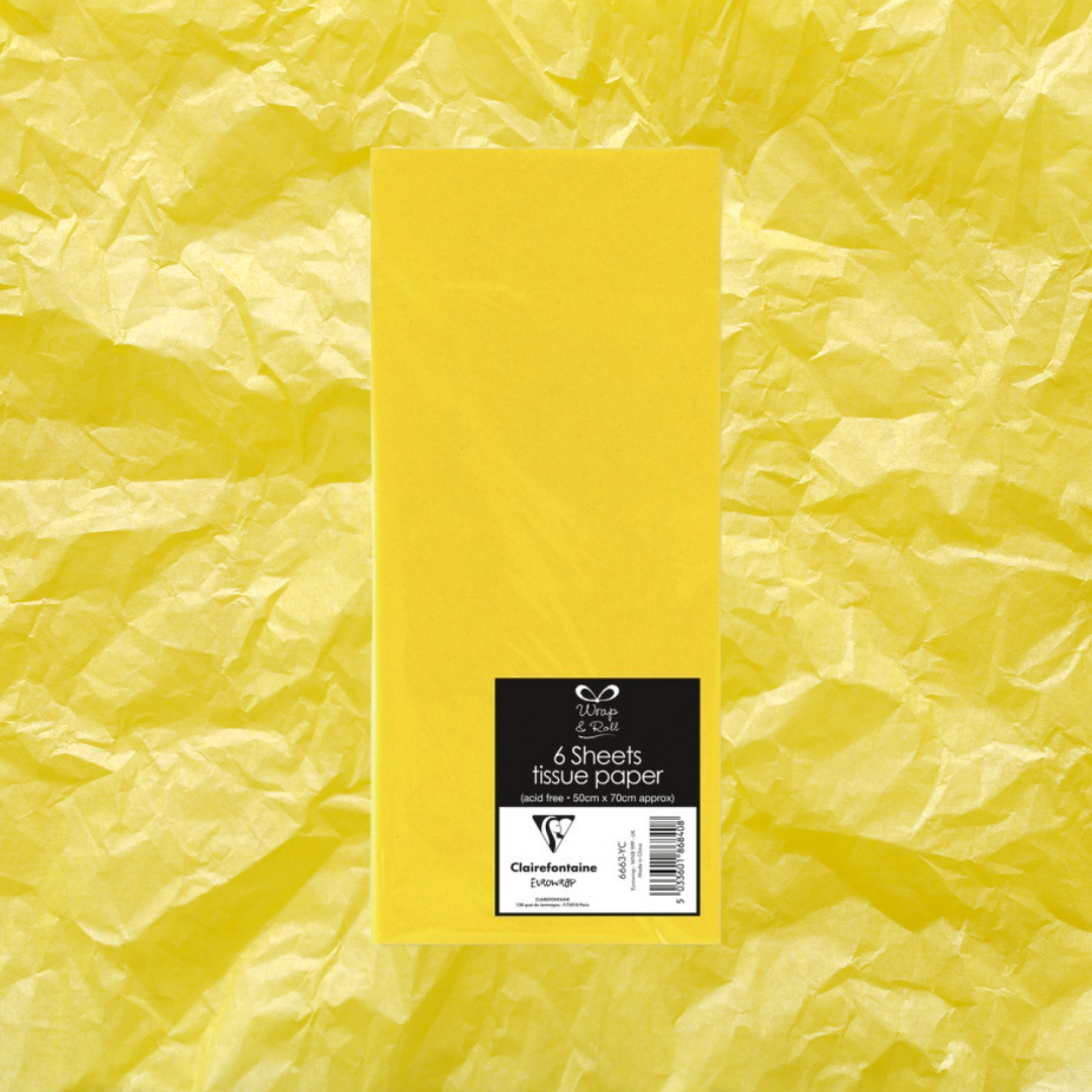 Tissue Paper - Yellow Finishing Touches by Weirs of Baggot Street