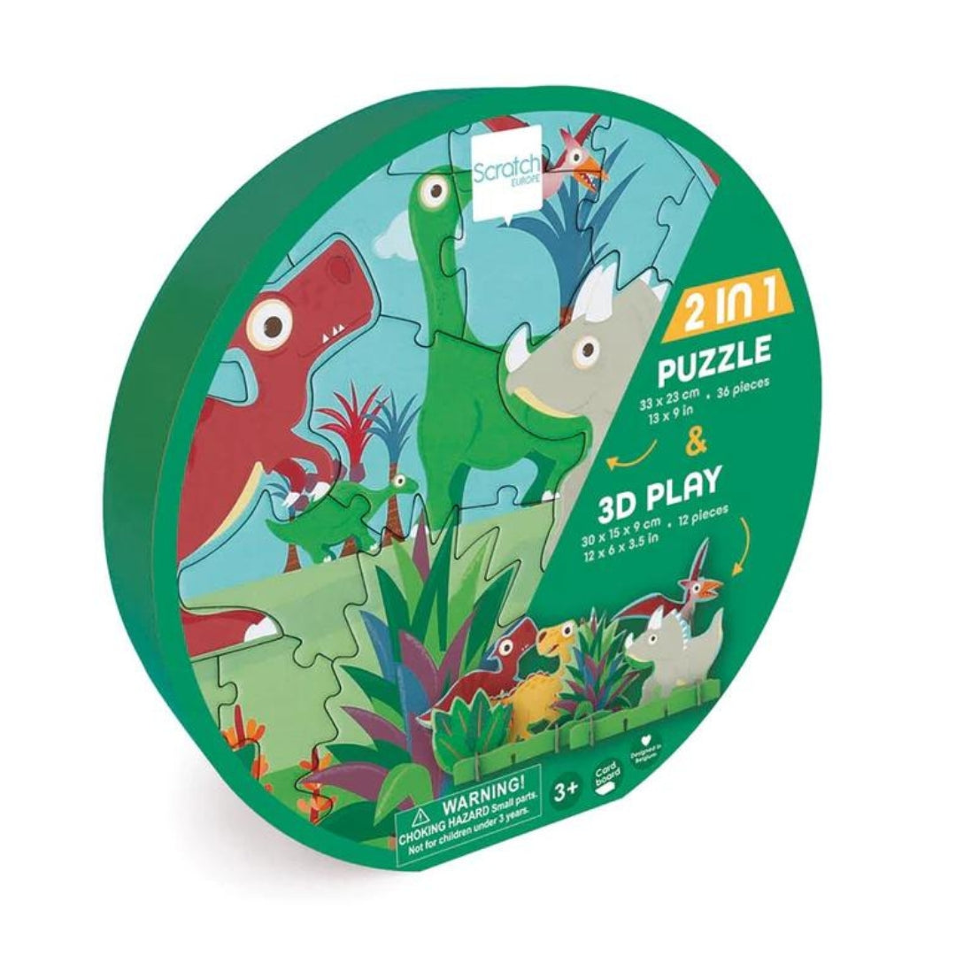 Toys Games and Puzzles Scratch 3D Play Puzzle: Dino by Weirs of Baggot Street