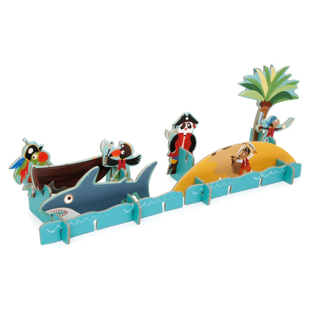 Toys Games and Puzzles Scratch 3D Play Puzzle: Pirate by Weirs of Baggot Street