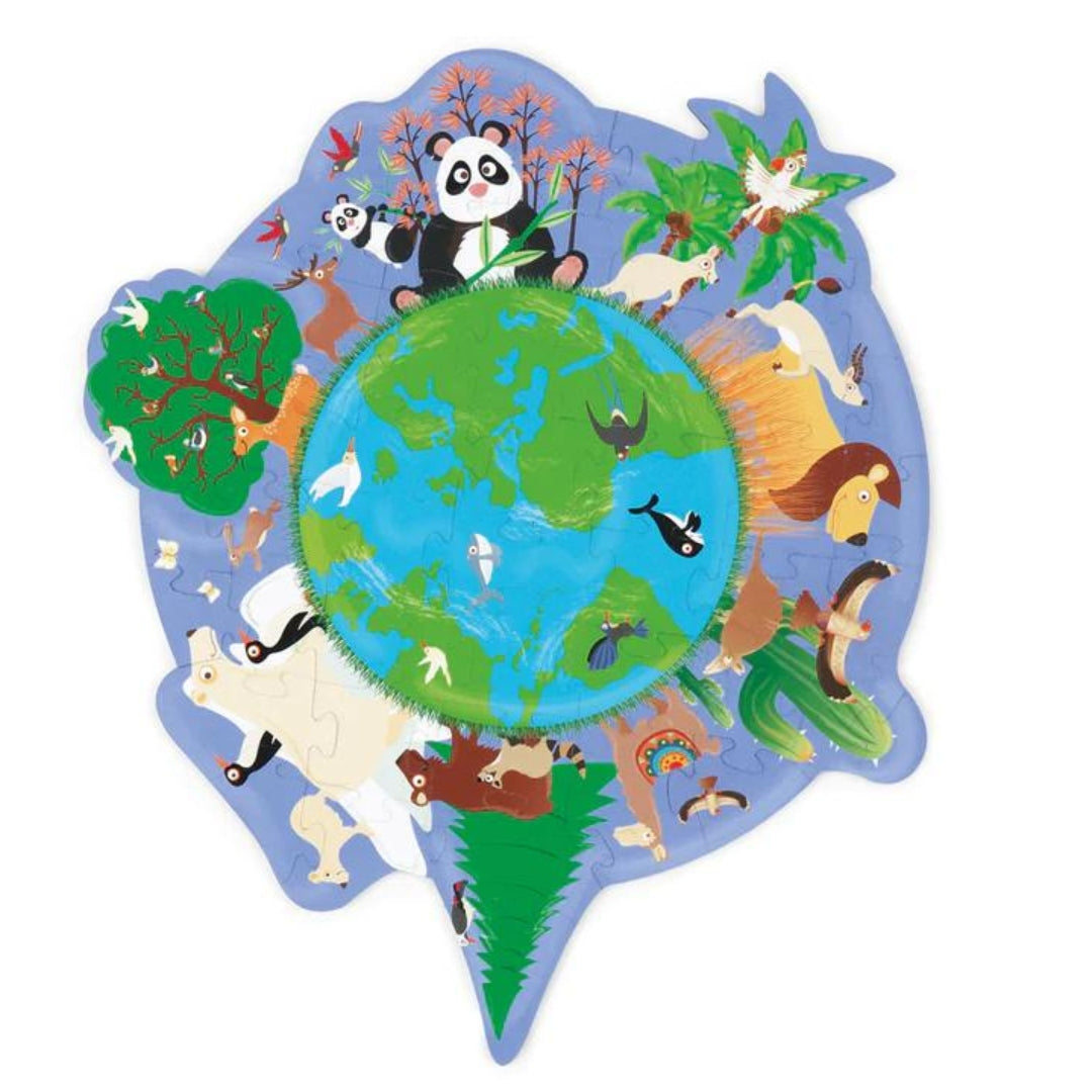 Toys Games and Puzzles Scratch Compact Contour Puzzle: World by Weirs of Baggot Street