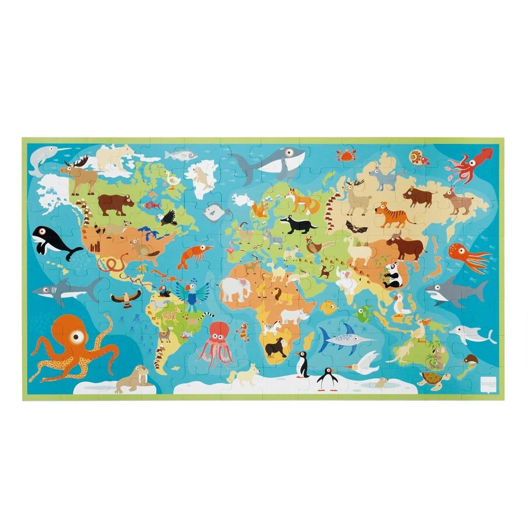 Toys Games and Puzzles Scratch XXL Animals of the World by Weirs of Baggot Street