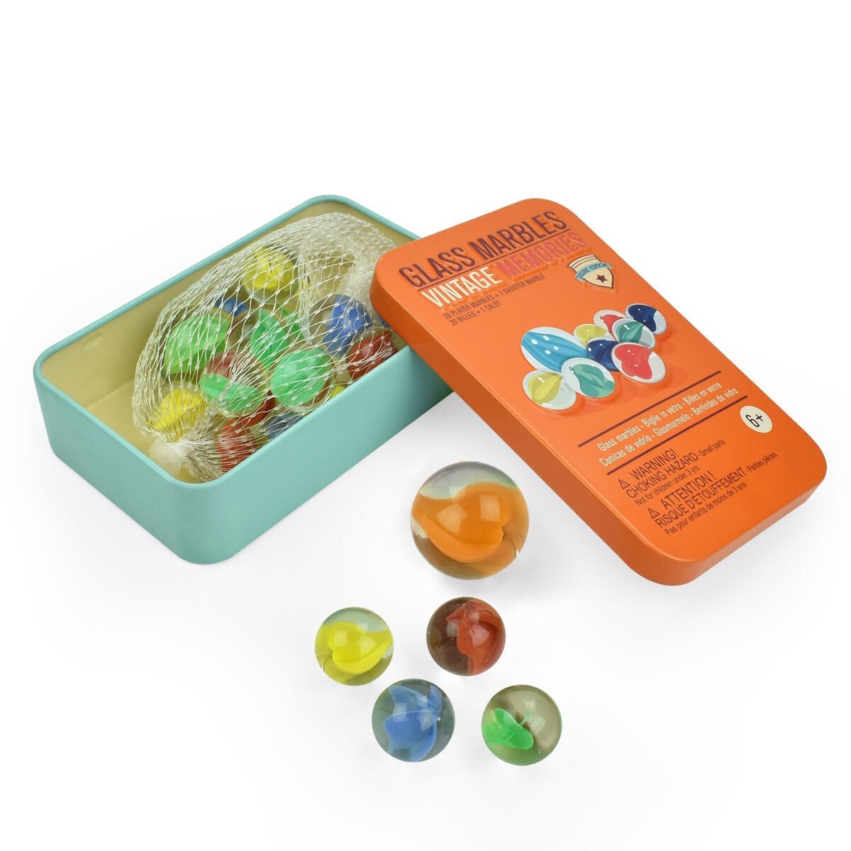 Vintage Games | Legami Vintage Games Glass Marbles by Weirs of Baggot Street