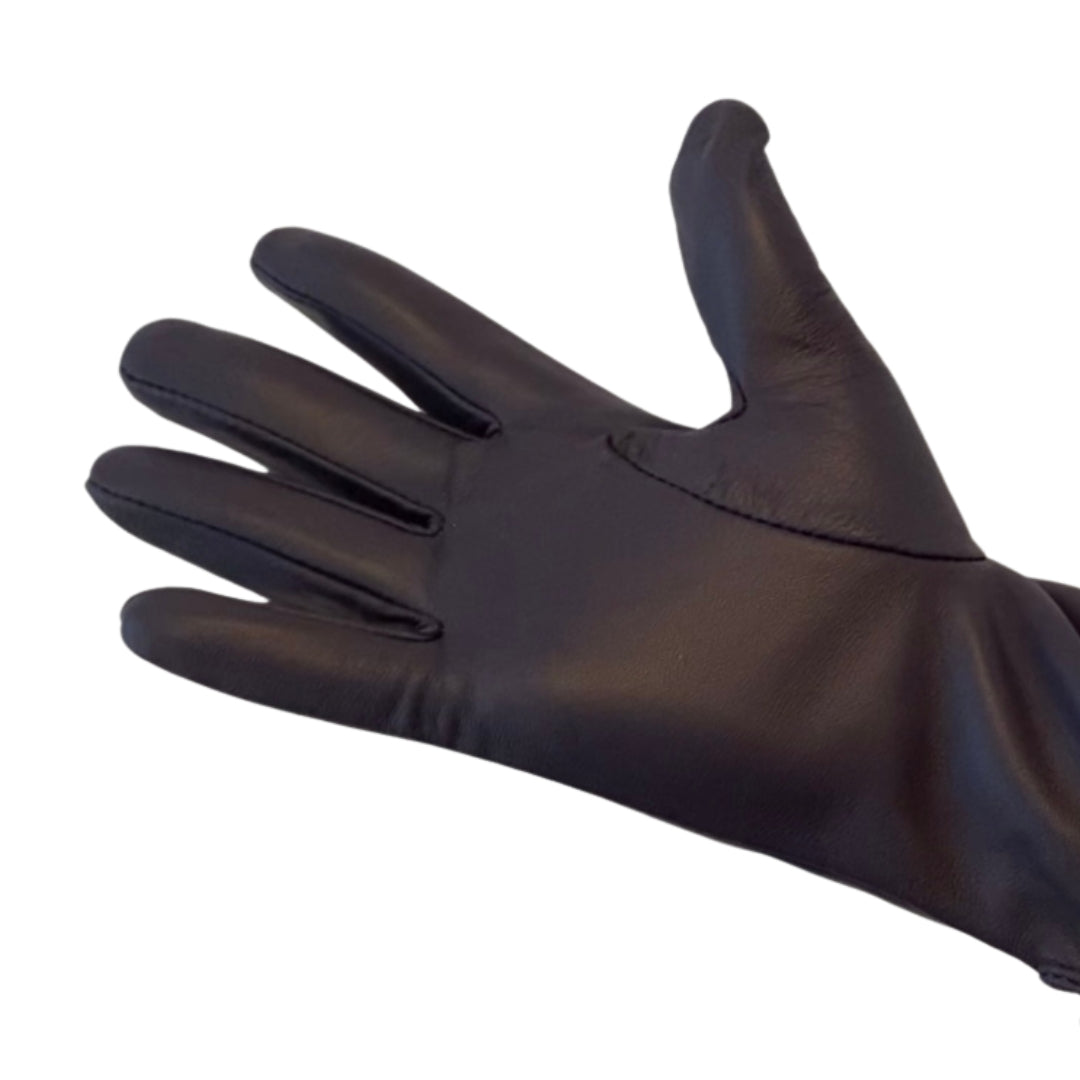 Winter Accessories - Purple Leather Gloves by Weirs of Baggot Street