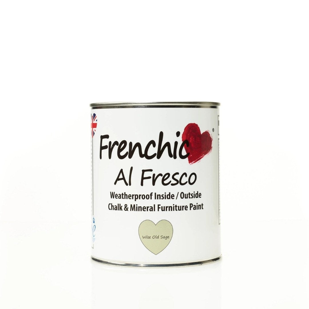 Wise Old Sage Frenchic Paint Al Fresco Inside _ Outside Range by Weirs of Baggot Street Irelands Largest and most Trusted Stockist of Frenchic Paint. Shop online for Nationwide and Same Day Dublin Delivery