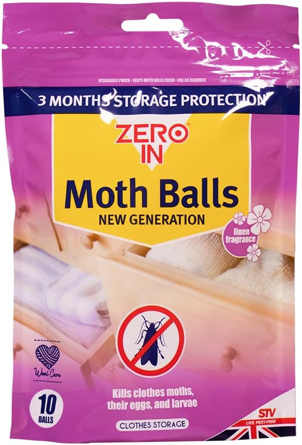 Zero In New Generation Moth Balls 10-Pack by Weirs of Baggot Street