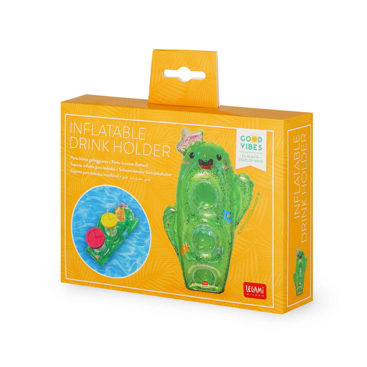 Inflatables | Legami Inflatable Drink Holder Cactus by Weirs of Baggot Street