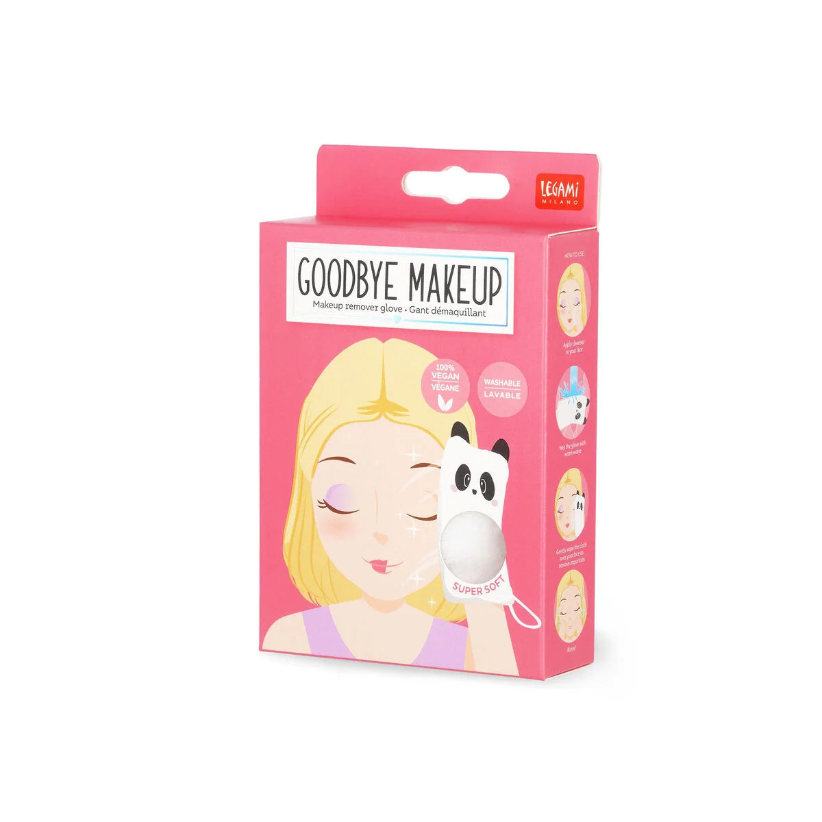 Beauty | Legami Make-Up Remover Glove Panda by Weirs of Baggot Street