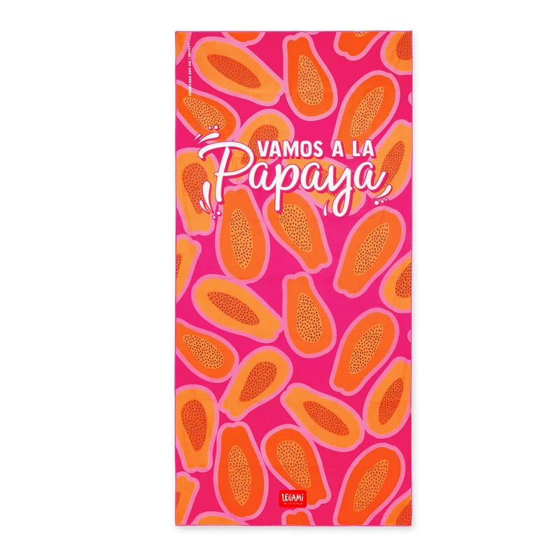 Beach Towels | Legami Beach Towel Papaya by Weirs of Baggot Street