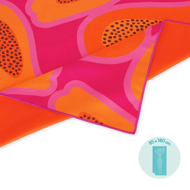 Beach Towels | Legami Beach Towel Papaya by Weirs of Baggot Street