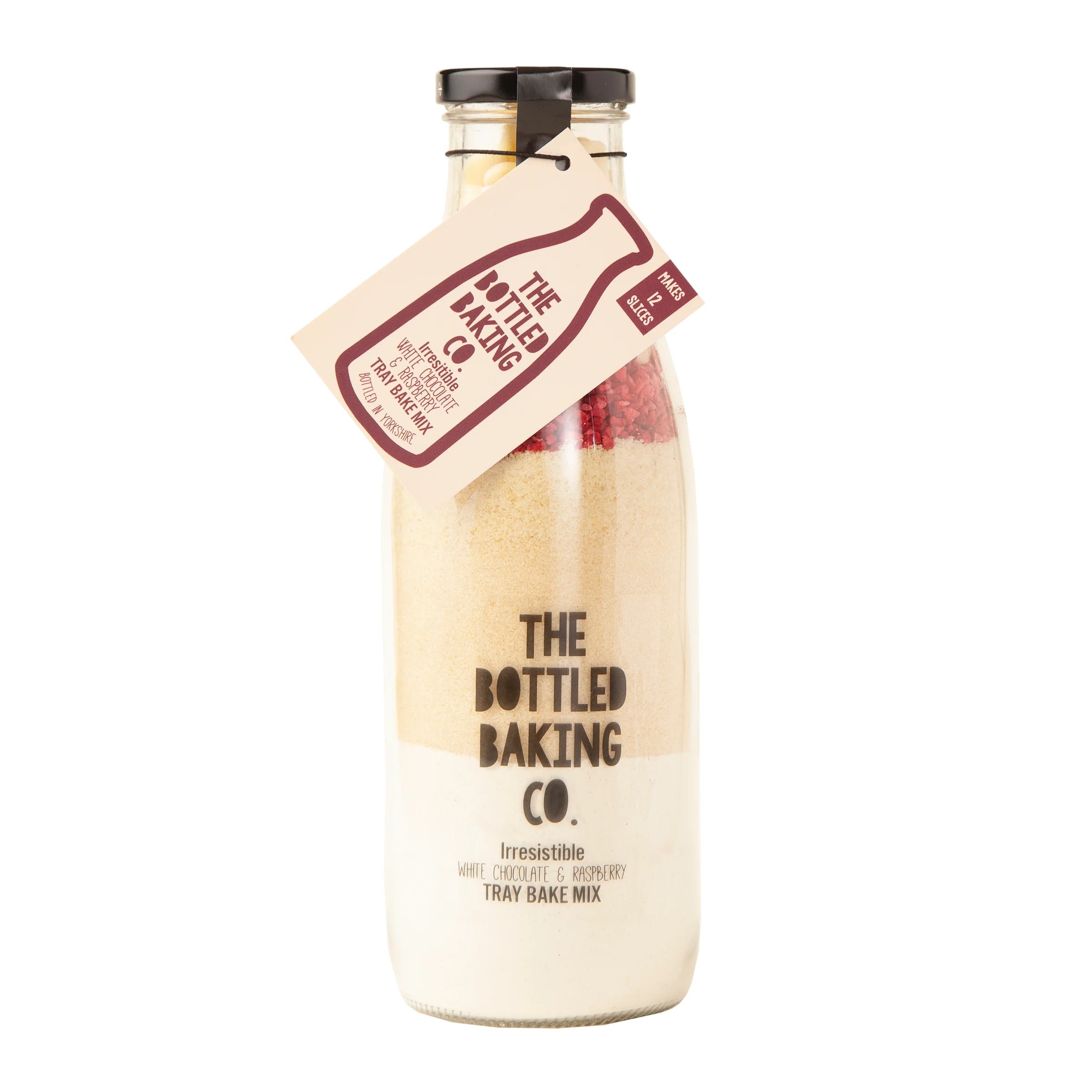 The Bottled Baking Co. | White Chocolate Raspberry Baking Mix by Weirs of Baggot Street