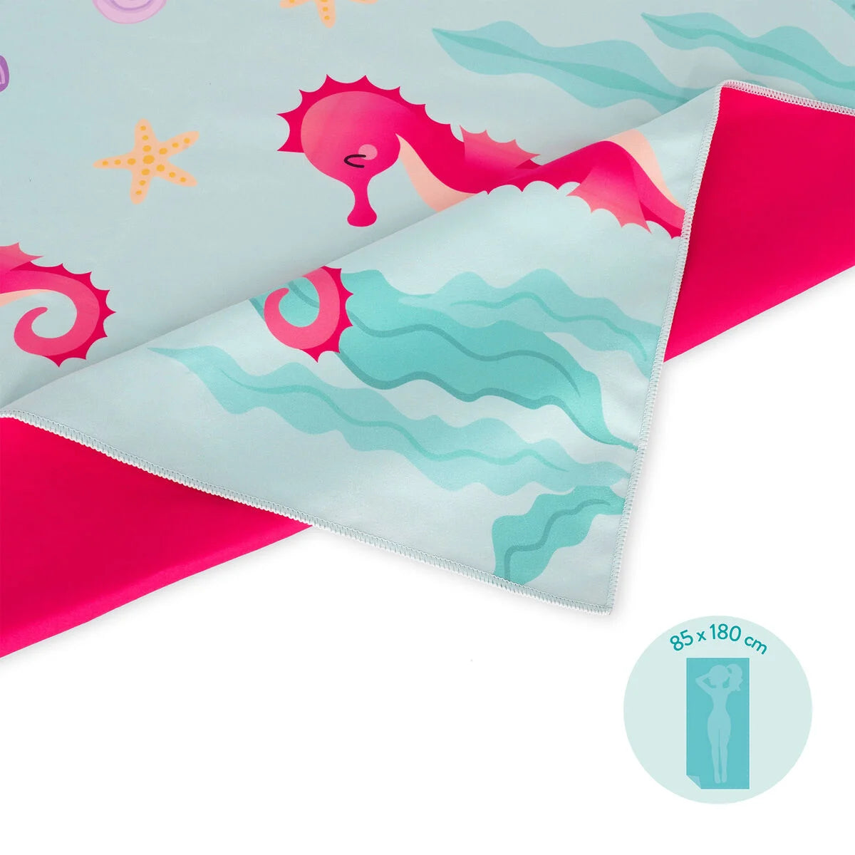 Beach Towels | Legami Beach Towel Seahorse by Weirs of Baggot Street