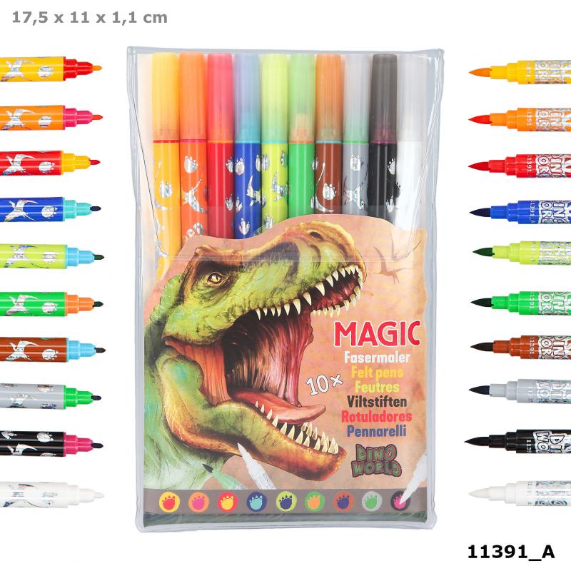 Bubs & Kids | Dino World Magic Markers by Weirs of Baggot Street