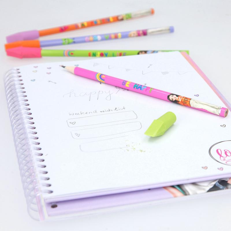 Bubs & Kids | Topmodel Pencil-Set With Eraser-Topper Selflove by Weirs of Baggot Street