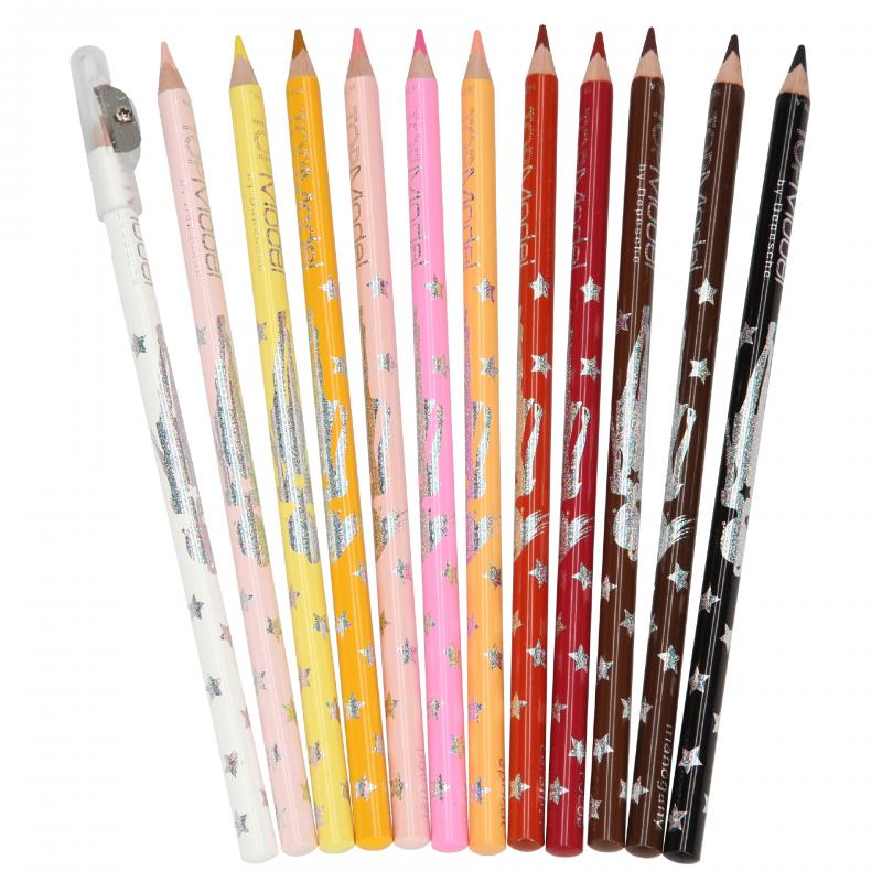 Bubs & Kids | Topmodel Coloured Pencil Set (Skin And Hair Colours) by Weirs of Baggot Street