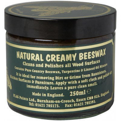 Cleaning | Natural Creamy Beeswax - Dark 250mL  by Weirs of Baggot St