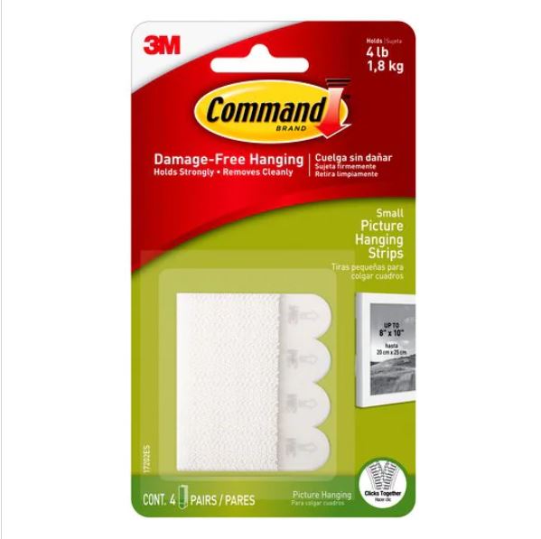 3M Command Small Picture Hanging Strips | Weirs of Baggot St