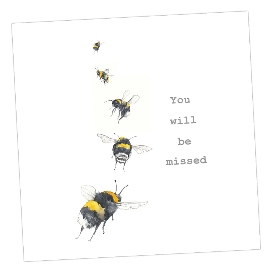Crumble & Core | You Will Bee Missed Card by Weirs of Baggot Street