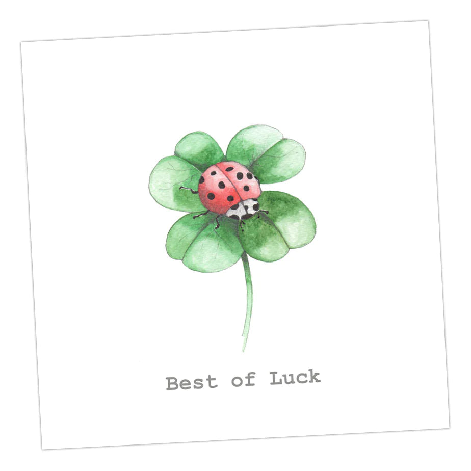 Crumble & Core | Ladybird Good Luck Card by Weirs of Baggot Street