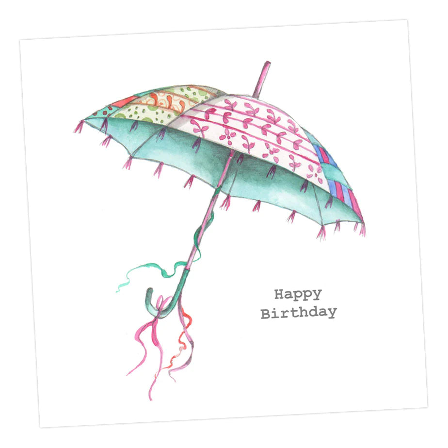 Crumble & Core | Boho Birthday Umbrella by Weirs of Baggot Street
