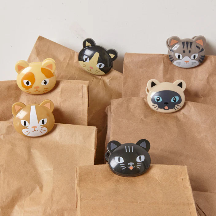Fab Gifts | Kikkerland - Cat Bag Clips by Weirs of Baggot St