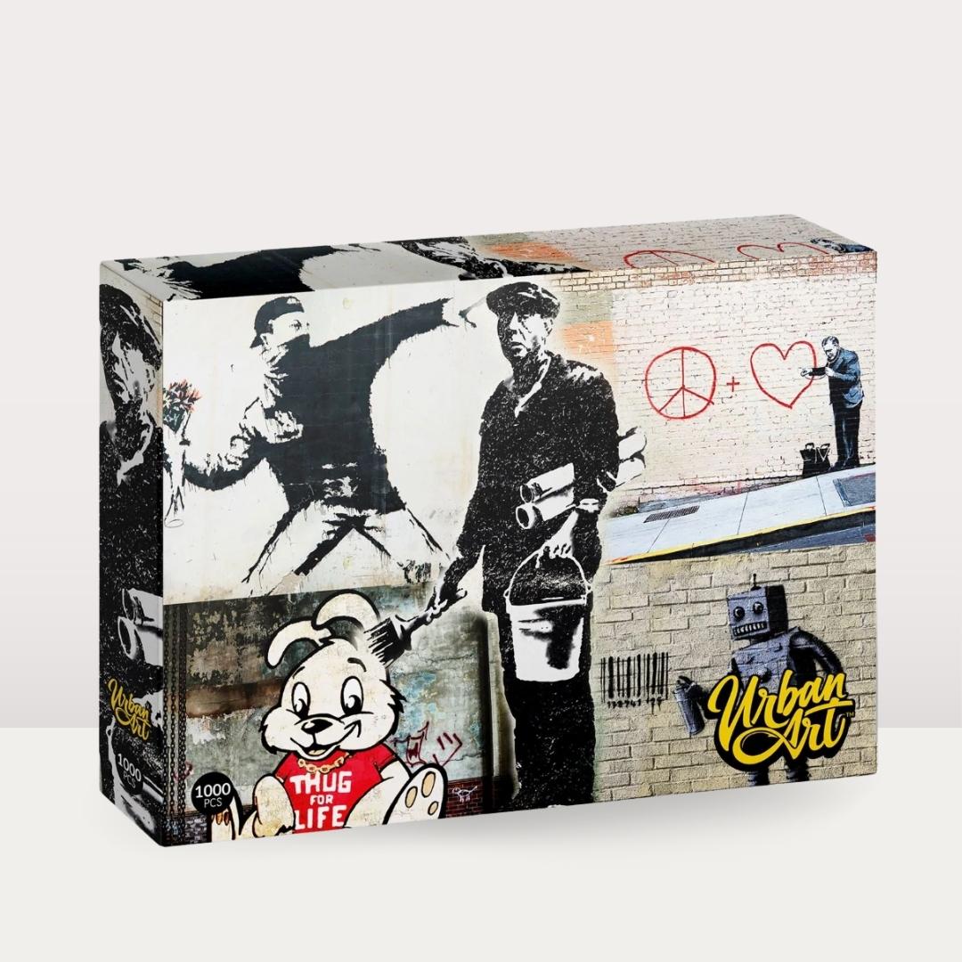Banksy - Follow Your Dreams 1000pc Puzzle by Weirs of Baggot St