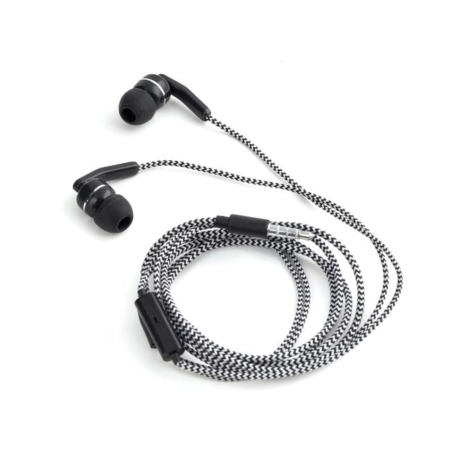 Kikkerland Braided Earbuds - Black