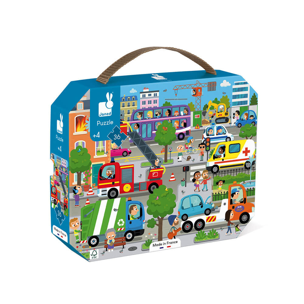Bubs & Kids | Janod City Puzzle 36pc by Weirs of Baggot Street