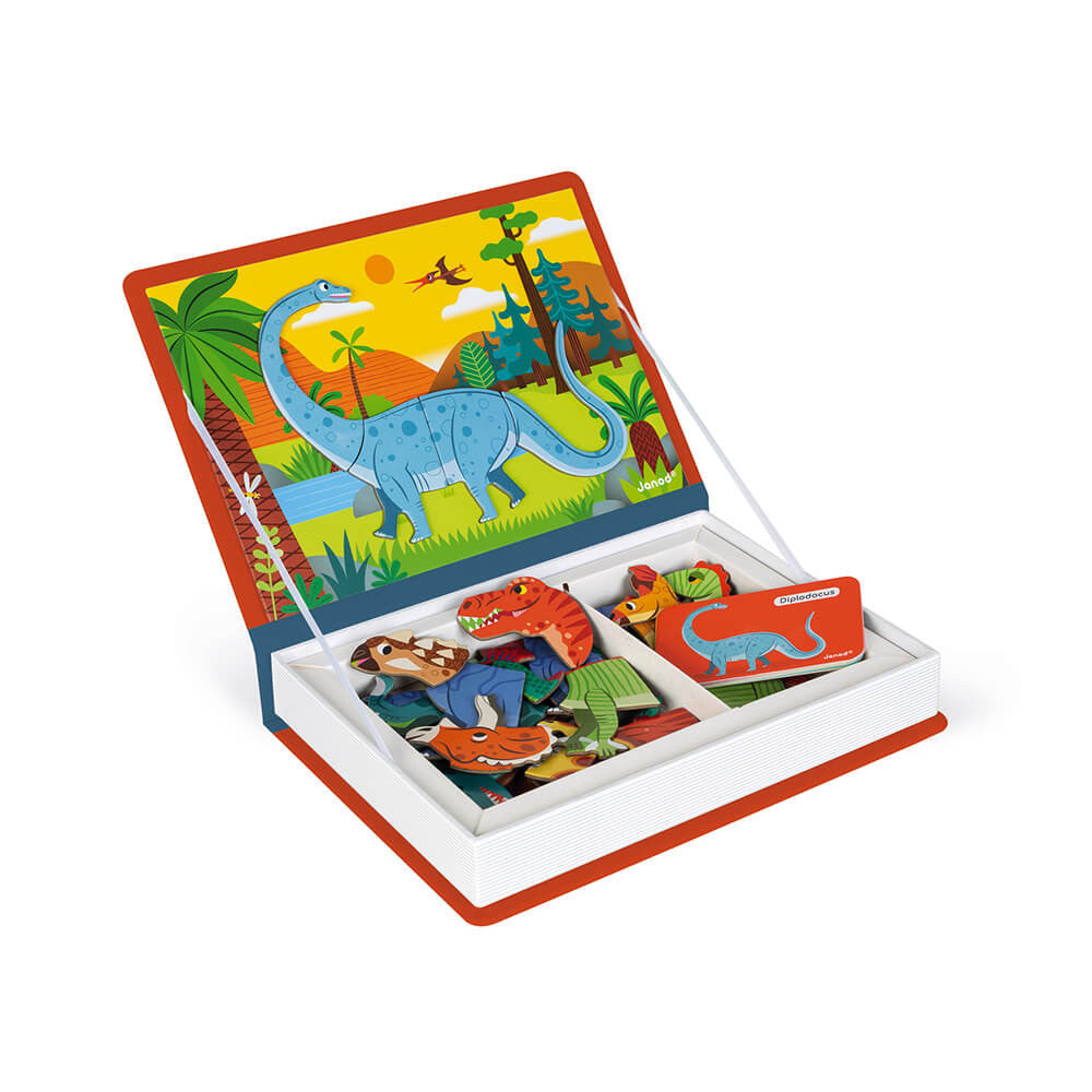 Bubs & Kids | Janod Dinosaurs Magnetic Book by Weirs of Baggot Street