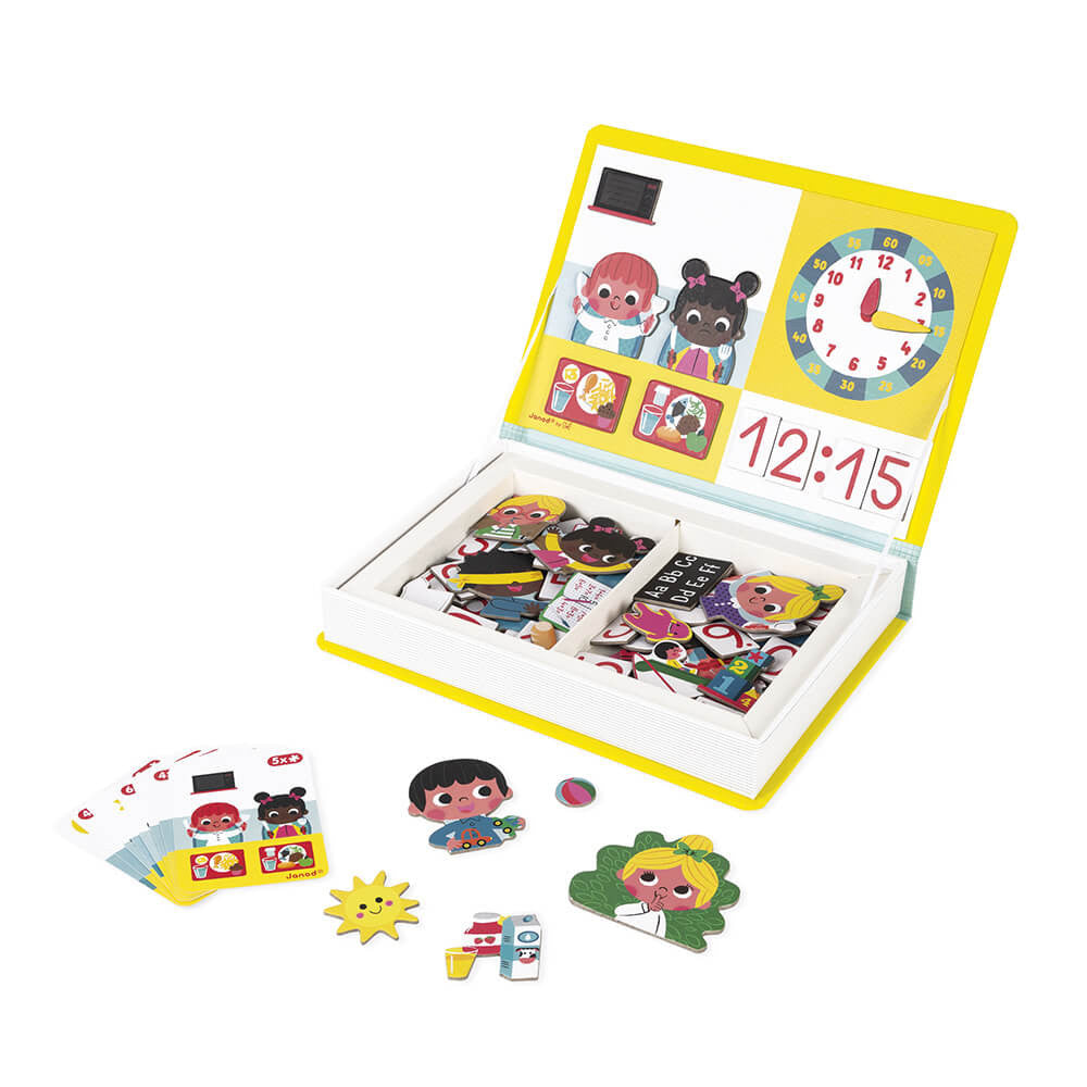 Bubs & Kids | Janod Tell The Time Magnetic Book by Weirs of Baggot Street